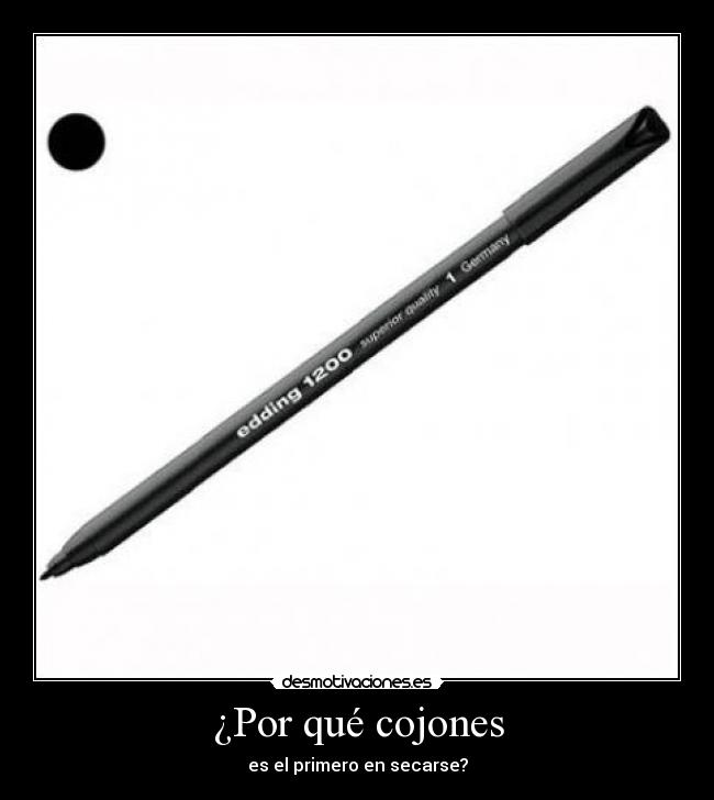 ¿Por qué cojones -