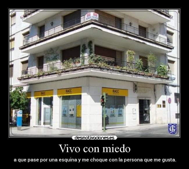 carteles miedo vivo con miedo desmotivaciones