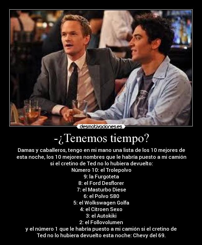 -¿Tenemos tiempo? - 