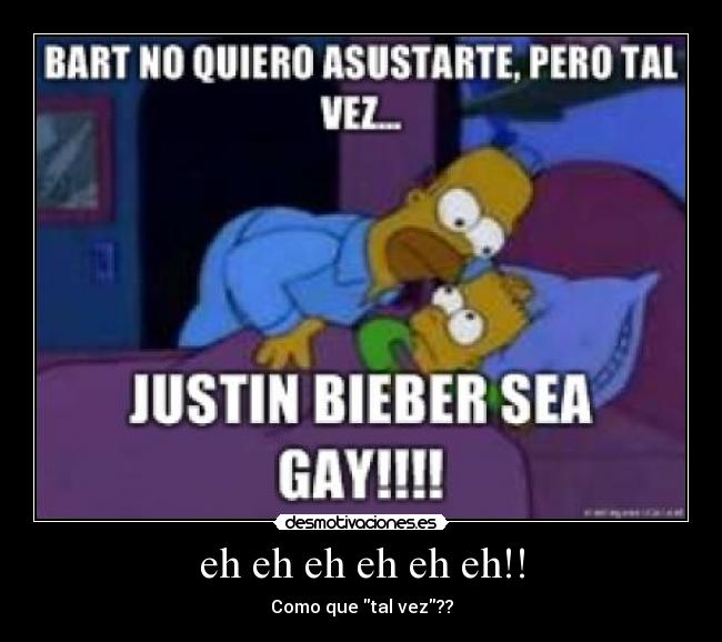 carteles homer bart justin bieber desmotivaciones