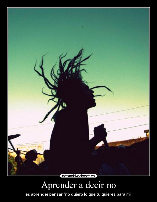 Aprender a decir no - 