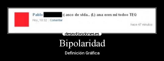Bipolaridad - Definición Gráfica