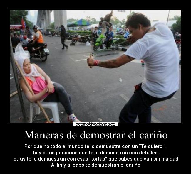 Maneras de demostrar el cariño - 