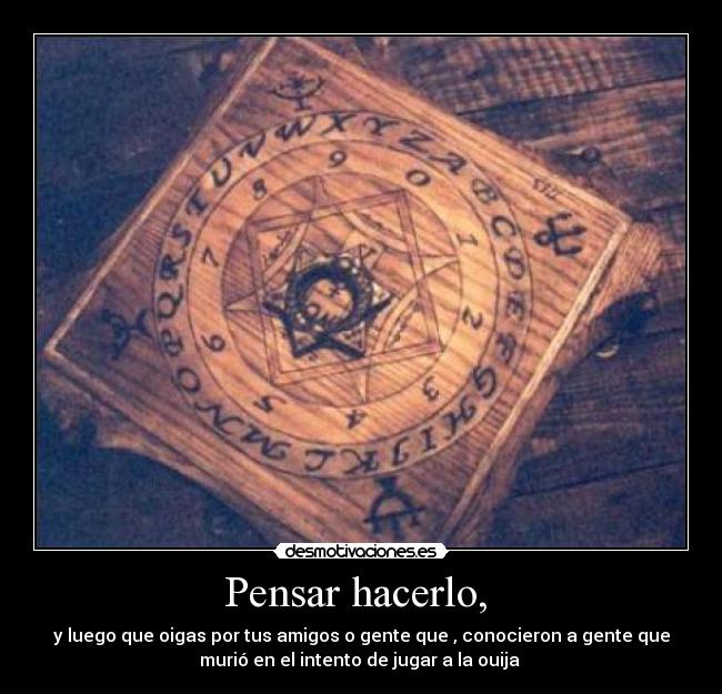 Pensar hacerlo,  - 