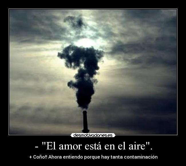- El amor está en el aire. -