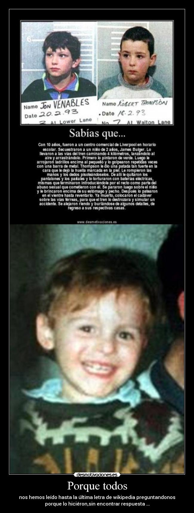 Porque todos - nos hemos leído hasta la última letra de wikipedia preguntandonos
porque lo hiciéron,sin encontrar respuesta ...