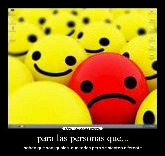 para las personas que... -