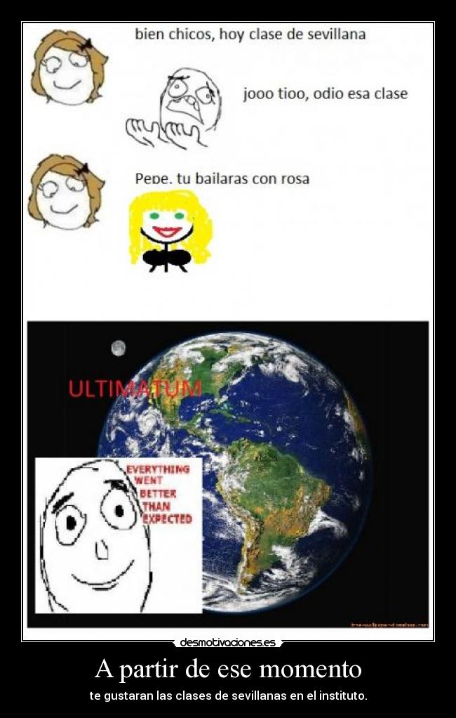 A partir de ese momento - 