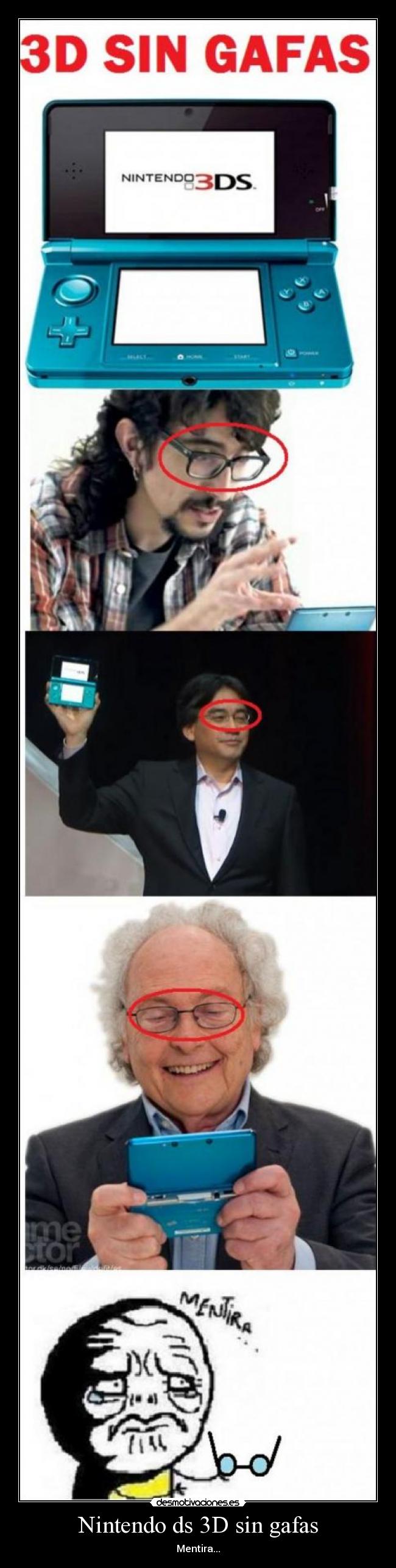 Nintendo ds 3D sin gafas -