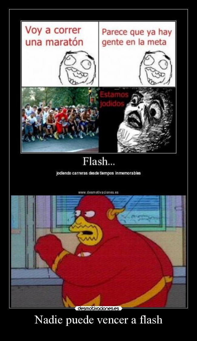 Nadie puede vencer a flash - 