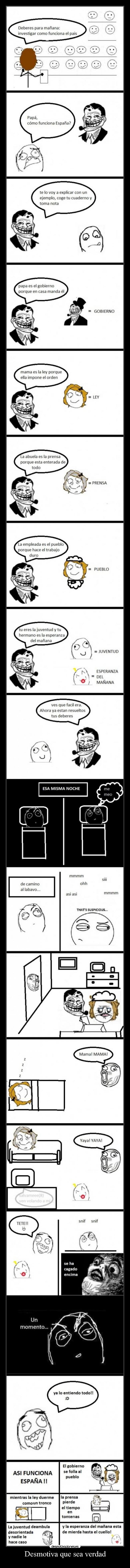 Desmotiva que sea verdad - 