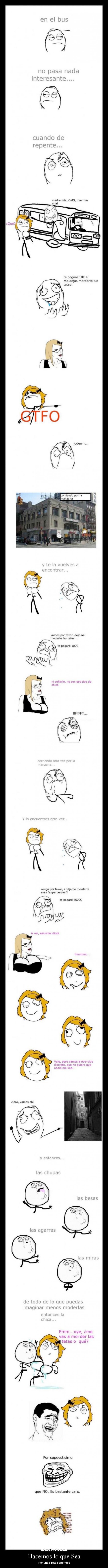 Hacemos lo que Sea - Por unas Tetas enormes