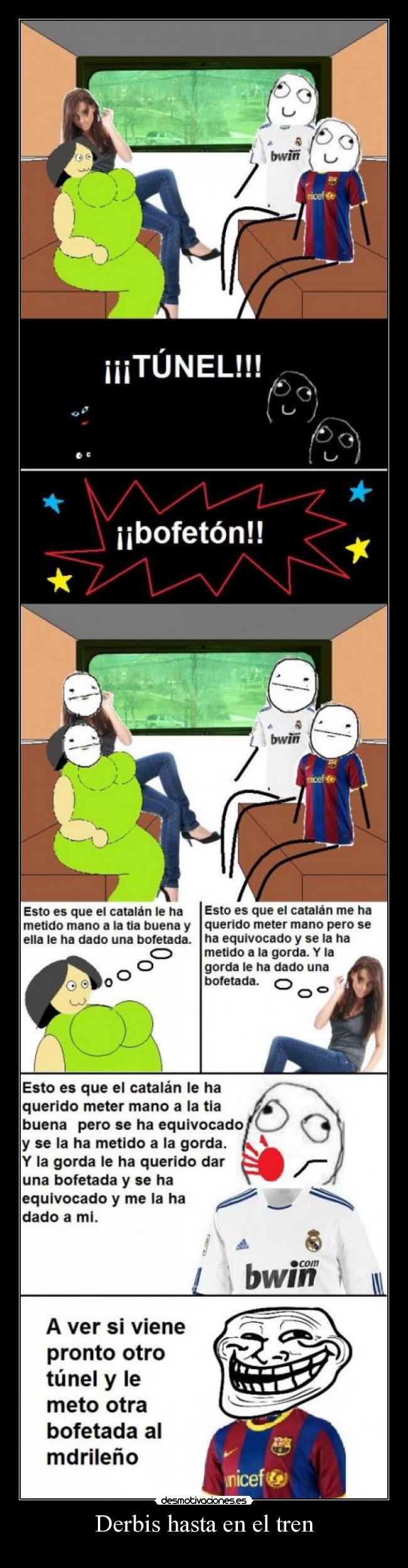 Derbis hasta en el tren -