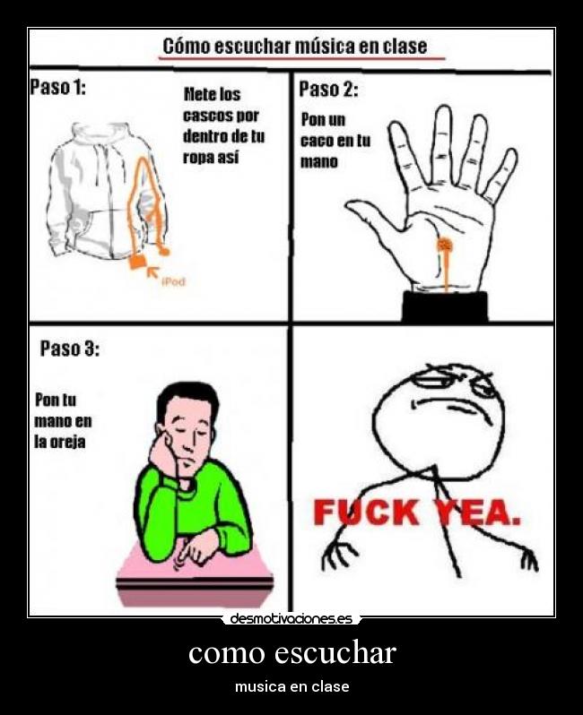 como escuchar - musica en clase