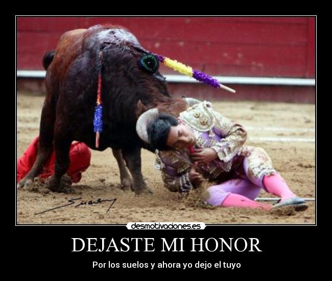 DEJASTE MI HONOR - 