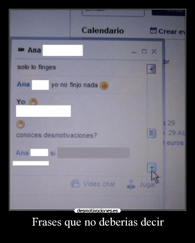 Frases que no deberias decir -