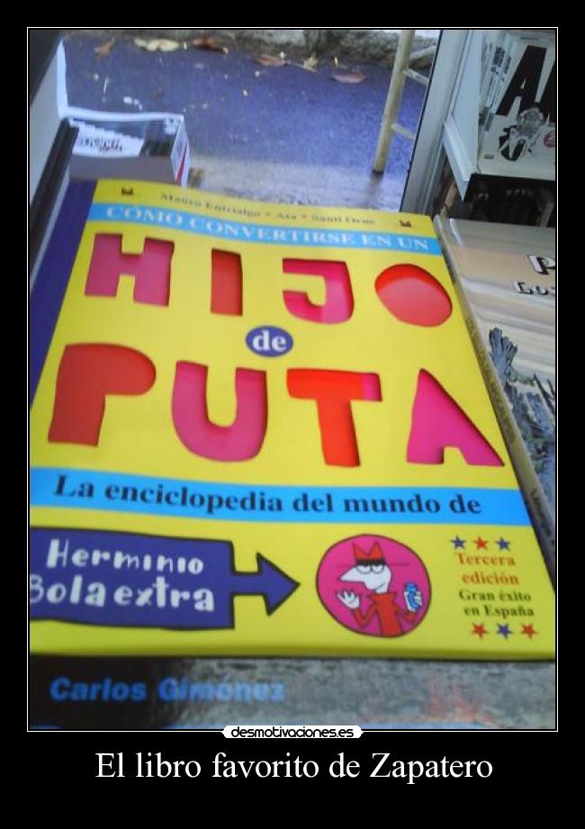 El libro favorito de Zapatero - 
