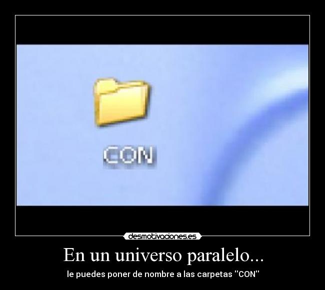 En un universo paralelo... -