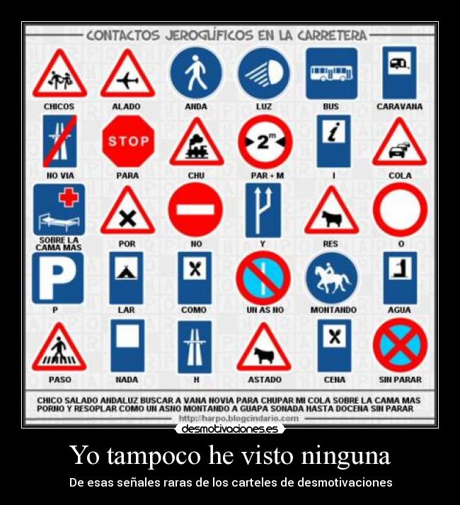 Yo tampoco he visto ninguna -