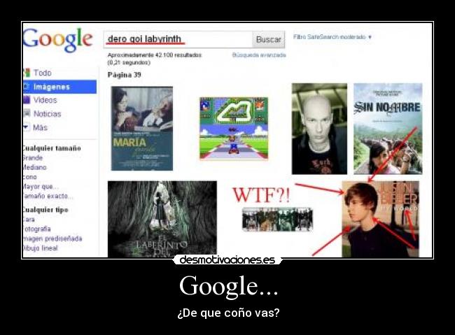 Google... - ¿De que coño vas?