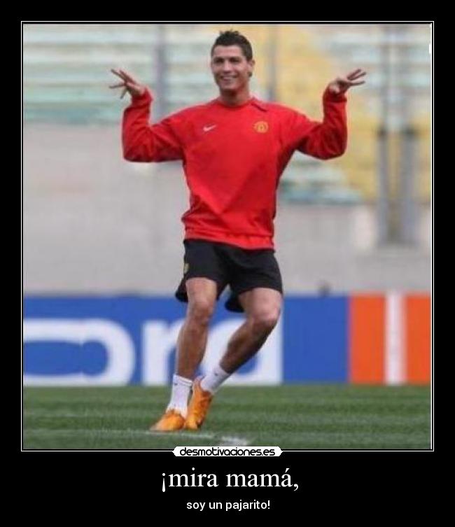 ¡mira mamá, - soy un pajarito!