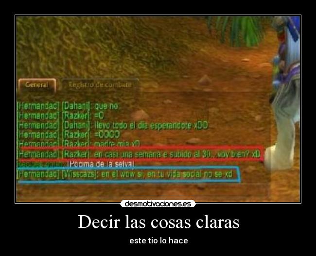 Decir las cosas claras - 