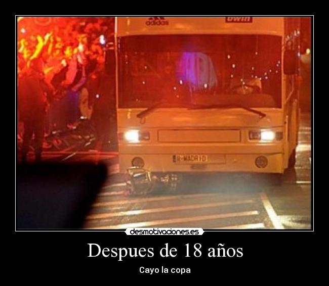 Despues de 18 años - Cayo la copa