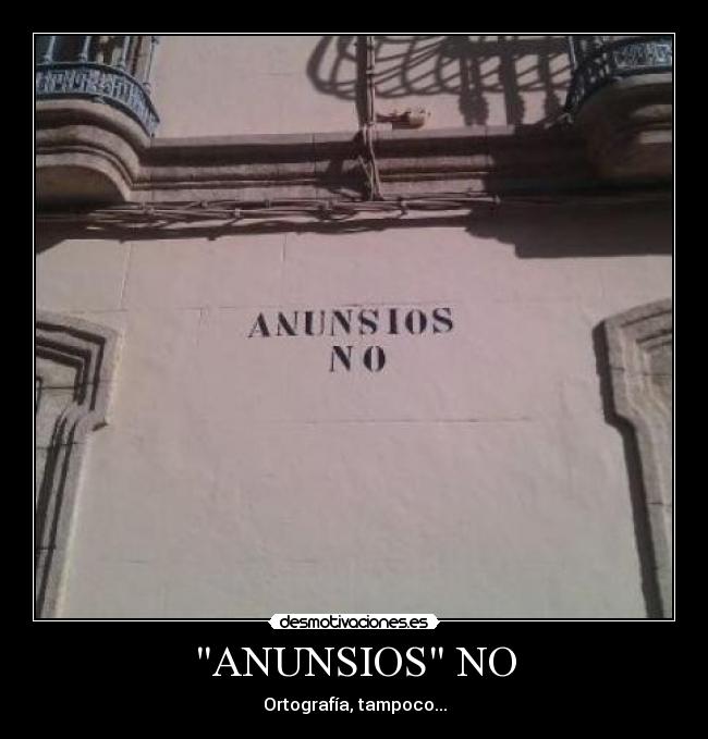 ANUNSIOS NO - 