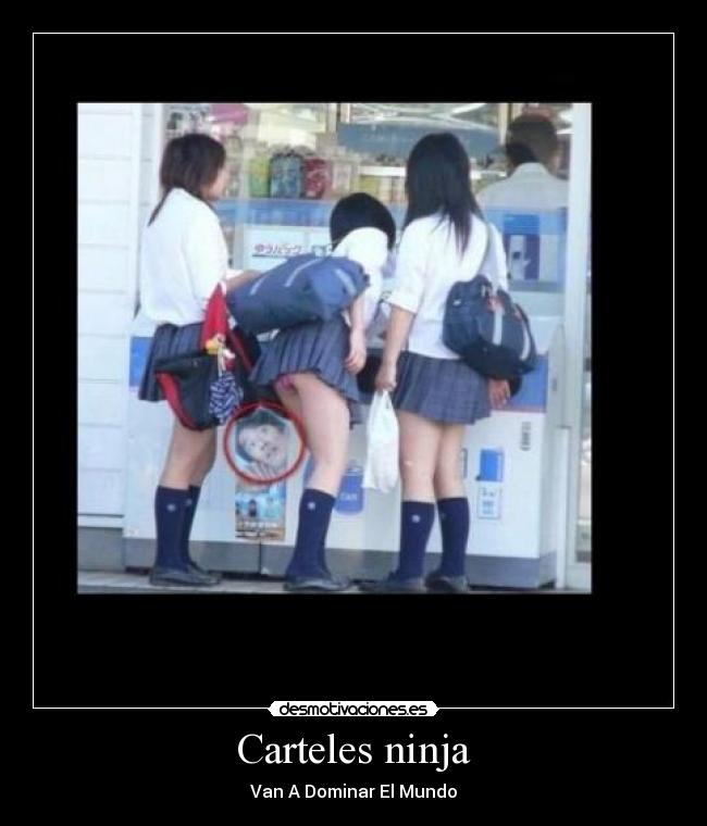 Carteles ninja - Van A Dominar El Mundo