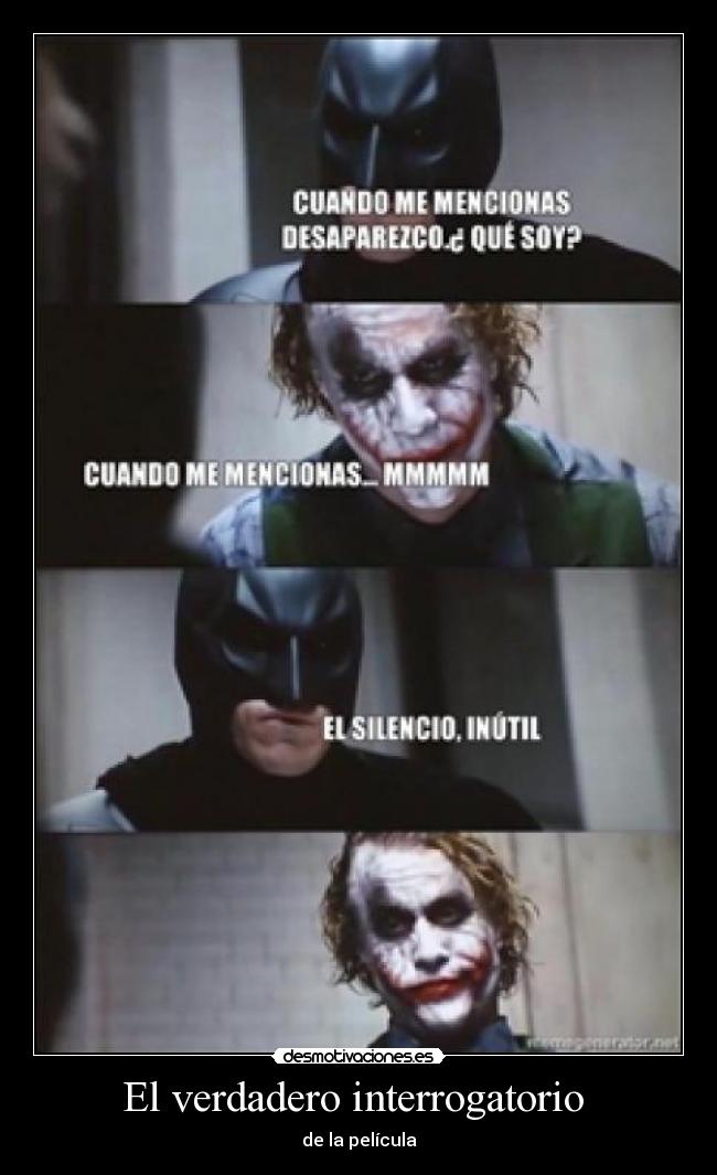 El verdadero interrogatorio  - de la película