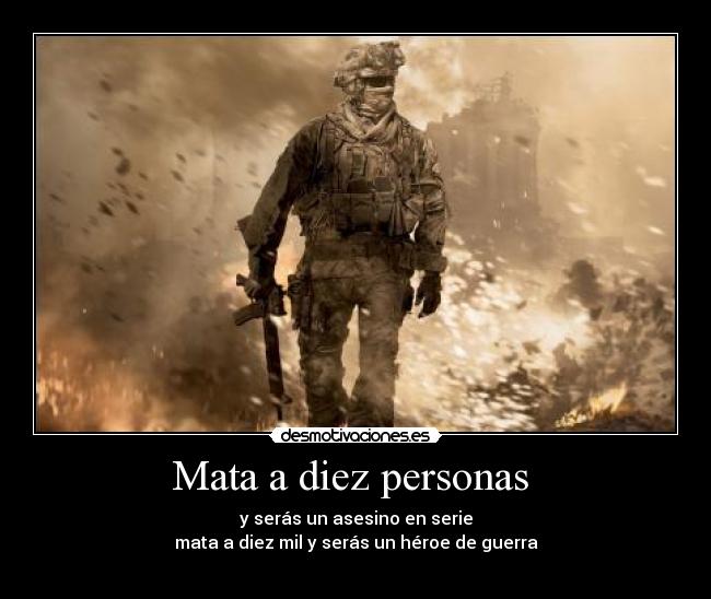 Mata a diez personas  - 