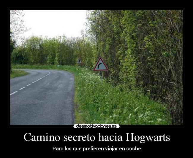 Camino secreto hacia Hogwarts - Para los que prefieren viajar en coche