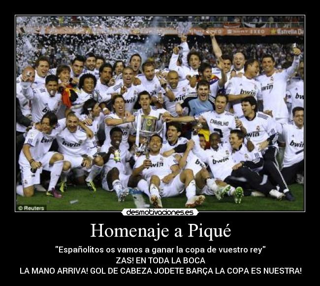 Homenaje a Piqué - 