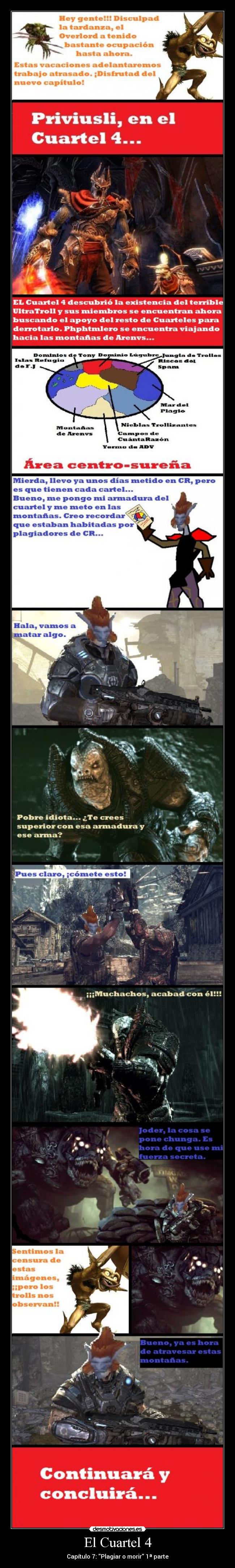 El Cuartel 4 - Capítulo 7: Plagiar o morir 1ª parte