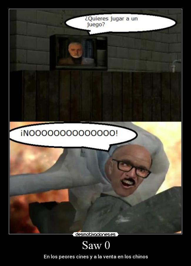 Saw 0 - En los peores cines y a la venta en los chinos