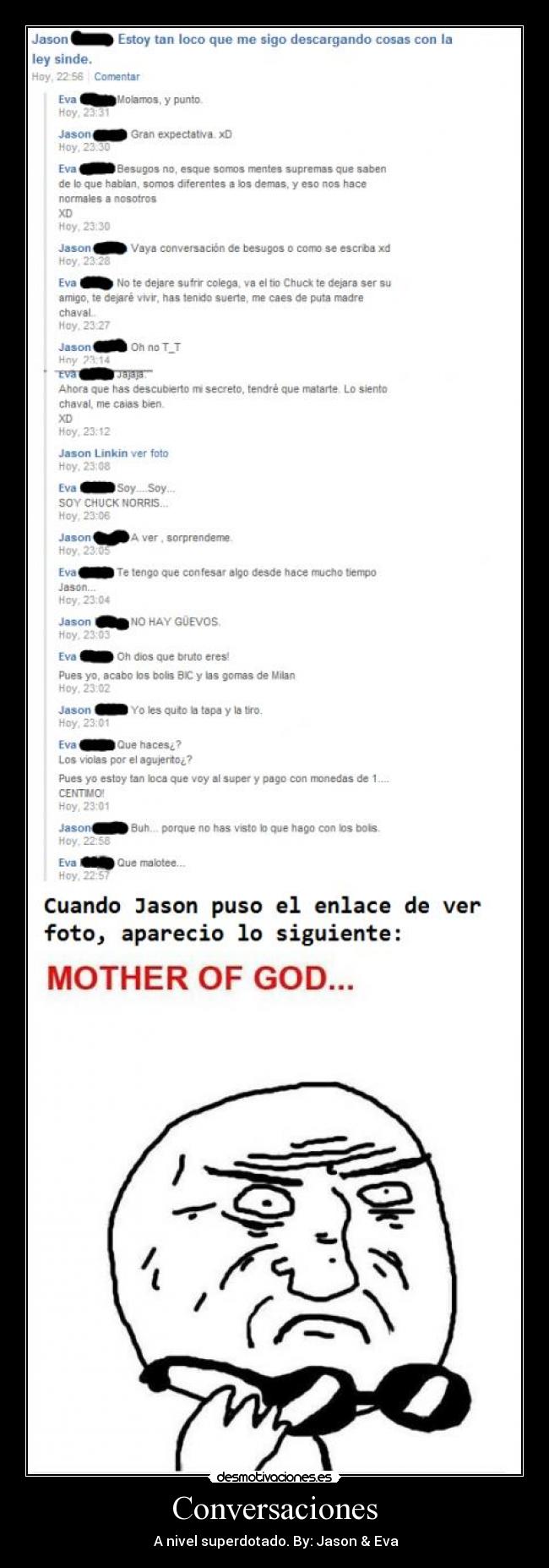 Conversaciones - A nivel superdotado. By: Jason & Eva