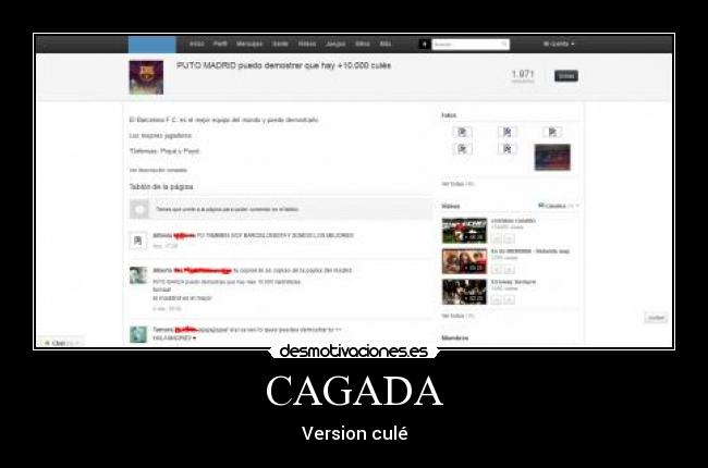 CAGADA - Version culé