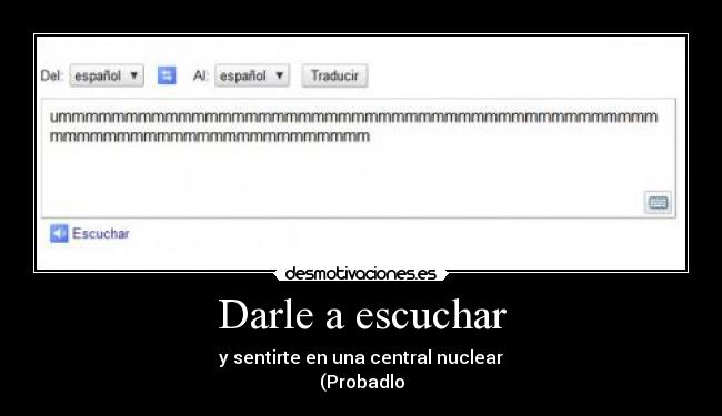 Darle a escuchar - y sentirte en una central nuclear
(Probadlo