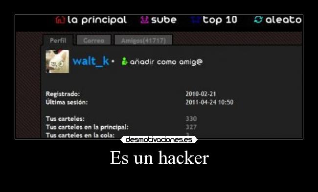 carteles hacker desmotivaciones
