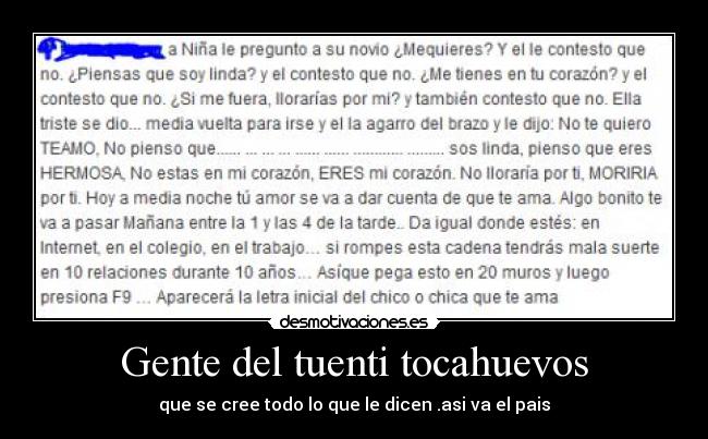 Gente del tuenti tocahuevos - 