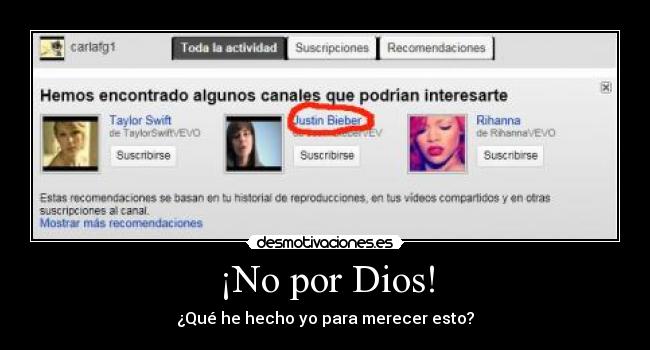 ¡No por Dios! - ¿Qué he hecho yo para merecer esto?