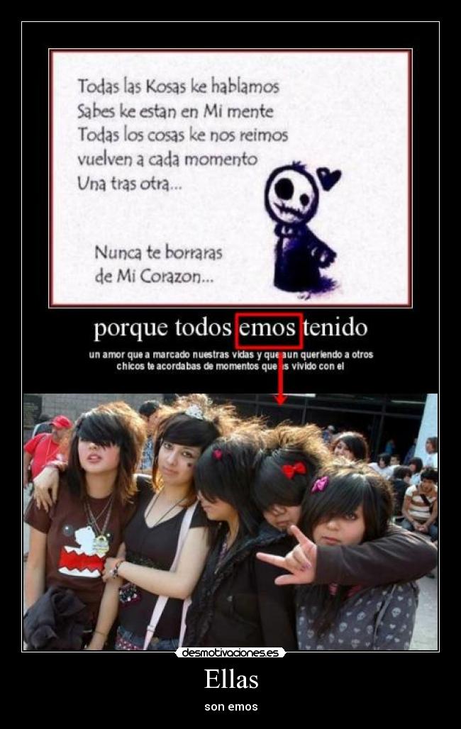 Ellas - son emos