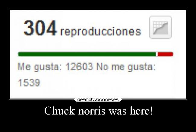 Chuck norris was here! - 