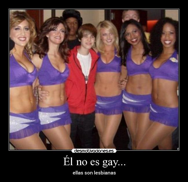 Él no es gay... -