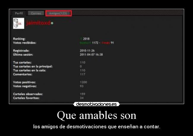 Que amables son - 
