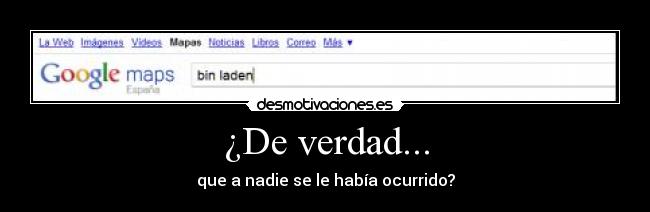 ¿De verdad... - 