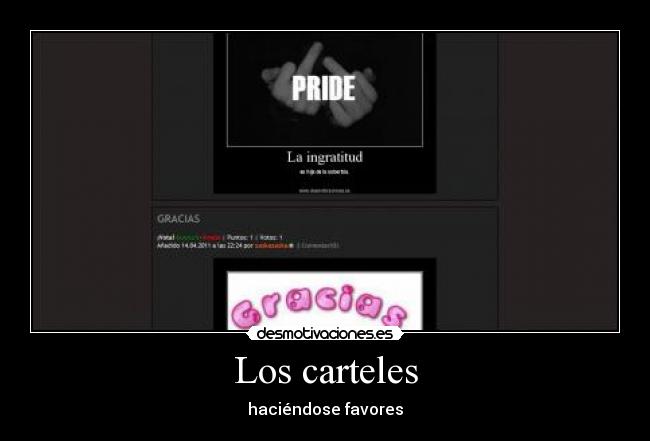 Los carteles - haciéndose favores