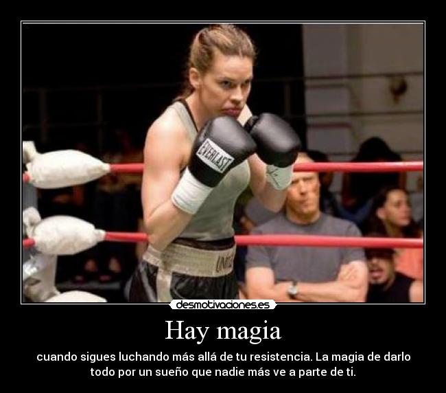 Hay magia -