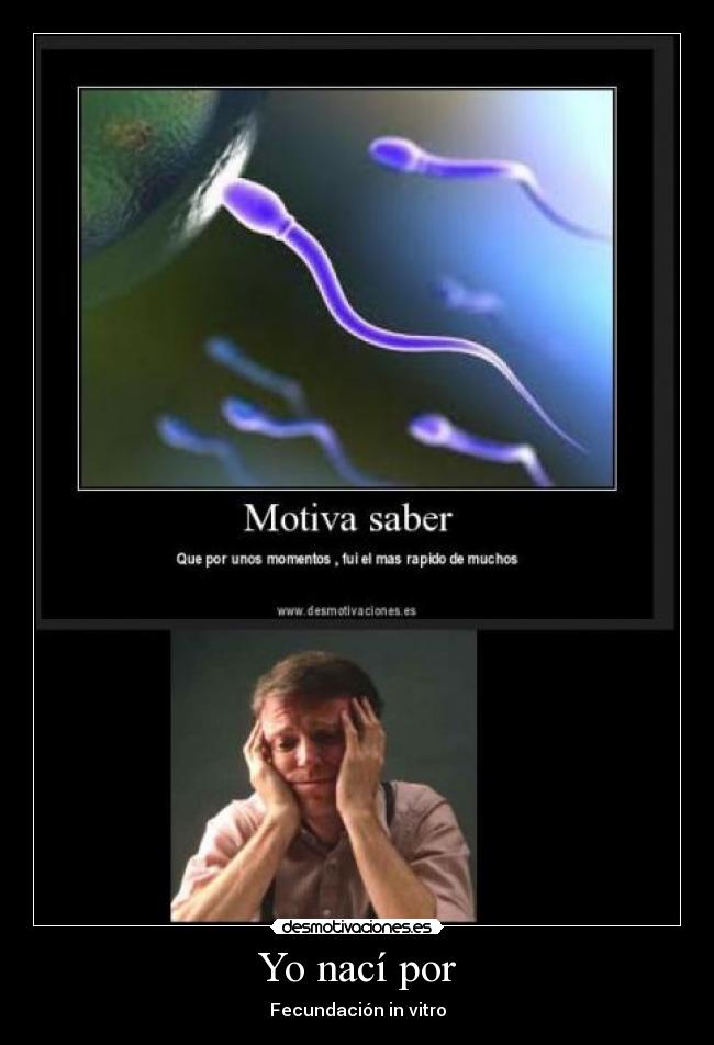 Yo nací por - Fecundación in vitro