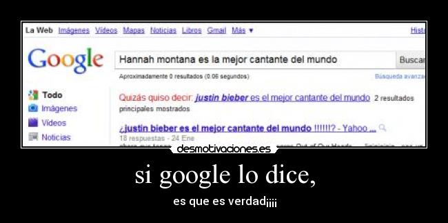 si google lo dice, -